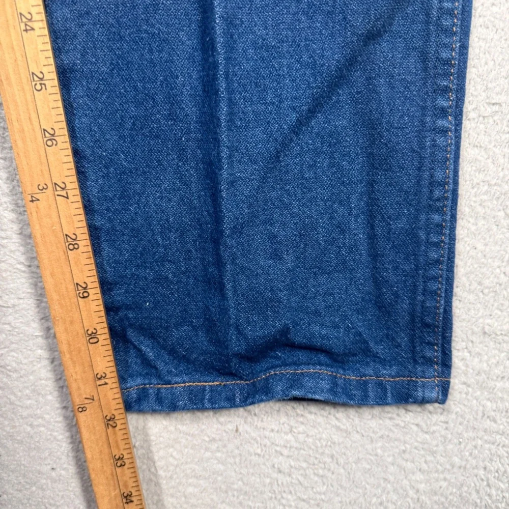 Vintage Wrangler Jeans Mens 30x32 Dark Wash Cowboy Cut Straight Leg Denim 90s